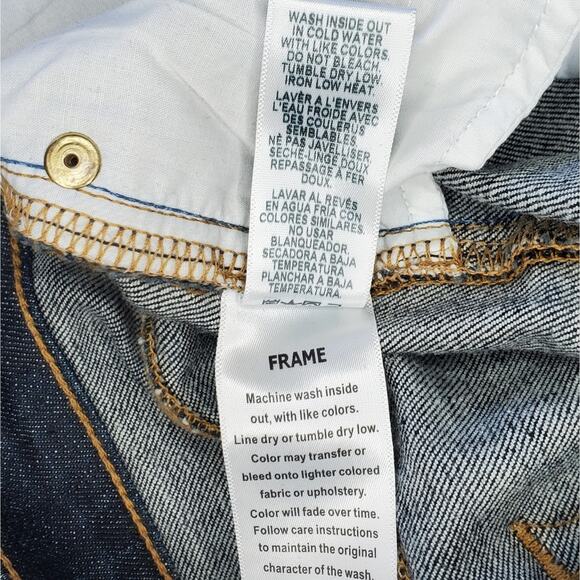 FRAME Le Staggered Denim Skirt 25 / 0 - Picture 6 of 6